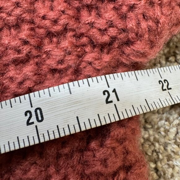 NWT Zaful Chunky Cable Knit Turtleneck Sweater (Rust) - OS - Picture 5 of 6